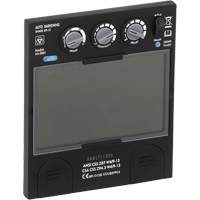 Filtre dobscurcissement automatique large &agrave; intensit&eacute; variable Advantage Plus, 5-1/4" la x 4-1/2" h Champ de vision, Pour utilisation avec S26200 Quali-T-Solutions