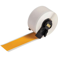 Multi-Purpose Label Tape, Vinyl, Yellow, 1" Width Quali-T-Solutions