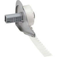 Harsh Environment Multi-Purpose Labels, Polyester, 0.35" L x 0.2" H, Black on Clear Quali-T-Solutions