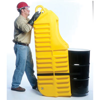 Chariot pour baril, 26,5'' lo x 26,5'' la x 5'' h, Cap. de d&eacute;versement 800 gal. US Quali-T-Solutions
