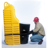 Chariot pour baril, 26,5'' lo x 26,5'' la x 5'' h, Cap. de d&eacute;versement 800 gal. US Quali-T-Solutions