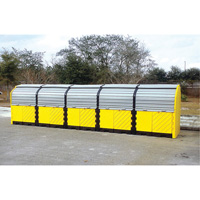 P20 Plus Ultra-Hard Top Spill Pallets&reg; without Drain, 312" L x 79" W x 62" H, 9000 lbs. Load Capacity Quali-T-Solutions