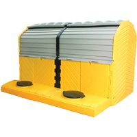 Extender Kit without Drain for Ultra-Hard Top Spill Pallets&reg;, 64" L x 79" W x 62" H, 9000 lbs. Load Capacity Quali-T-Solutions