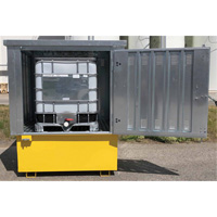 Couvercle rigide en acier Ultra-IBC, 71,1" lo x 83,1" la x 66,3" h, Capacit&eacute; de charge 5640 lb Quali-T-Solutions