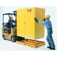 Double Drum Ultra-Safety Cabinet Bladder System&reg;, 63" L x 38.5" W x 6.3" H, 3000 lbs. Load Capacity Quali-T-Solutions
