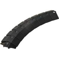 Small Ultra-Sidewinder Cable Protection System avec capuchons, 39,5" x 3" x 0,8", 2000 lb (1 tonne) Quali-T-Solutions