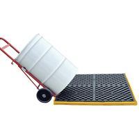 4-Drum Flexible Ultra-Spill Deck&reg;, 22 US gal. Spill Capacity, 48" x 48" x 2.5" Quali-T-Solutions