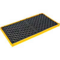 2-Drum Flexible Ultra-Spill Deck&reg;, 11 US gal. Spill Capacity, 48" x 24" x 2.5" Quali-T-Solutions