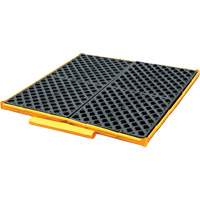 4-Drum Flexible Ultra-Spill Deck&reg; Bladder System, 110 US gal. Spill Capacity, 51" x 48" x 5" Quali-T-Solutions