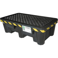 2-Drum Economy Ultra-Spill Pallet&reg;, 66 US gal. Spill Capacity, 53" x 29" x 16.5" Quali-T-Solutions