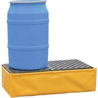 2-Drum Flexible Ultra-Spill Pallet&reg;, 66 US gal. Spill Capacity, 48" x 24" x 14" Quali-T-Solutions