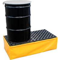 2-Drum Flexible Ultra-Spill Pallet&reg;, 66 US gal. Spill Capacity, 48" x 24" x 14" Quali-T-Solutions