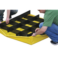 4-Drum Flexible Ultra-Spill Pallet&reg;, 66 US gal. Spill Capacity, 48" x 48" x 7" Quali-T-Solutions