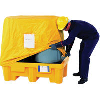 2-Drum Spill Pallet Pullover Cover Quali-T-Solutions