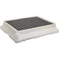 P4 Ultra-Spill Tray, 17" lo x 21" la x 4" h, Cap. de d&eacute;versement 2,9 gal. US Quali-T-Solutions