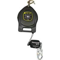 Falcon+ Edge Self-Retracting Lifeline, 50', Galvanized Steel, Swivel Quali-T-Solutions