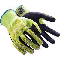 Gants r&eacute;sistants aux chocs Helix 3062IMP, 6/T-petit, Paume en Mousse de nitrile, Poignet &eacute;lastique/Poignet en tricot Quali-T-Solutions