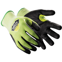 Gants r&eacute;sistants aux coupures Helix 3062, Taille 6/T-petit, Calibre 18, Rev&ecirc;tement Mousse de nitrile, Enveloppe en PEHP, ASTM ANSI niveau A9 Quali-T-Solutions