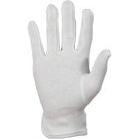 Classic Inspectors Parade Gloves, Cotton/Nylon, Unhemmed Cuff, 7/Small Quali-T-Solutions