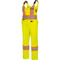 6000W Women's High-Visibility Traffic Safety Overalls, Polyester, X-Small, High Visibility Lime-Yellow Quali-T-Solutions