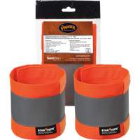 140A High-Visibility Orange Adjustable 14" X 4" Reflective Armband Quali-T-Solutions