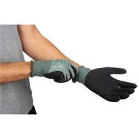 Eco-Friendly Crinkle Grip Coated Gloves, 9, Foam Latex Coating, 15 Gauge, Nylon/RPET Shell Quali-T-Solutions