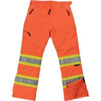 Pantalon de s&eacute;curit&eacute; isolant et extensible pour femmes, Polyester, Petit, Orange haute visibilit&eacute; Quali-T-Solutions