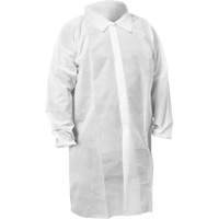 KleenGuard KGA10 Lab Coat, Medium, White Quali-T-Solutions