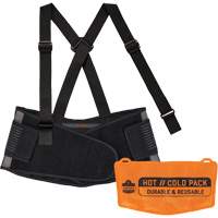 Proflex 1675 Back Support Brace with Cooling/Warming Pack, Spandex, X-Small Quali-T-Solutions