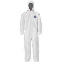 Combinaisons SFR avec cagoule, Moyen, Blanc, Tyvek 400 Quali-T-Solutions