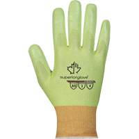 Hi-Viz S18TAXFN Cut-Resistant Gloves, Size 6, 18 Gauge, Foam Nitrile Coated, TenActiv Shell, ASTM ANSI Level A9 Quali-T-Solutions