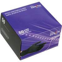 Emballages de gants jetables pour machine distributrice, T-Grand, Nitrile, 5 mils, Sans poudre, Noir, Classe 2 Quali-T-Solutions