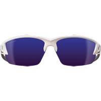 Khor G2 Safety Glasses, Blue Mirror Lens, Anti-Scratch/Polarized, ANSI Z87+/MCEPS GL-PD 10-12/Meets/Exceeds CSA Z94.3 Quali-T-Solutions