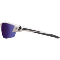 Khor G2 Safety Glasses, Blue Mirror Lens, Anti-Scratch/Polarized, ANSI Z87+/MCEPS GL-PD 10-12/Meets/Exceeds CSA Z94.3 Quali-T-Solutions