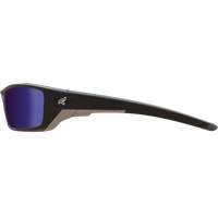 Reclus Safety Glasses, Blue Mirror Lens, Anti-Scratch, ANSI Z87+/MCEPS GL-PD 10-12/Meets/Exceeds CSA Z94.3 Quali-T-Solutions