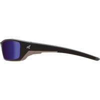 Reclus Safety Glasses, Blue Mirror Lens, Anti-Scratch/Polarized, ANSI Z87+/MCEPS GL-PD 10-12/Meets/Exceeds CSA Z94.3 Quali-T-Solutions