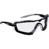 Cobra Hybrid Wraparound Safety Glasses, Clear Lens, Anti-Fog/Anti-Scratch Quali-T-Solutions