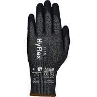 Gants r&eacute;sistants &agrave; la coupe HYFLEX 11-543, Taille 6, Calibre 13, Rev&ecirc;tement Nitrile, Enveloppe en Nylon/Acier inoxydable/PEHP/Spandex, ASTM ANSI niveau A7/EN 388 niveau F Quali-T-Solutions