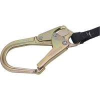 SA-6402-4 Shock Absorbing Lanyard, 4', Form Hook Center, Snap Hook Leg Ends, Polyester Quali-T-Solutions