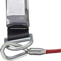 SA-5502-6 Shock Absorbing Lanyard, 6', Form Hook Center, Snap Hook Leg Ends, Galvanized Steel Quali-T-Solutions
