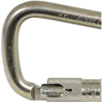 CP-03015-1 Zinc Plated Carabiner with 1" Gate Opening, Steel Quali-T-Solutions