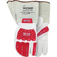 Van Goat 1-Finger Cut-Resistant Mitts, Size Medium, Goatskin Shell, ASTM ANSI Level A7 Quali-T-Solutions