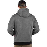 M12 Heated Hoodie (Jacket Only), Men's, Medium, Grey, Poly-Cotton Quali-T-Solutions