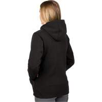 M12 Heated Hoodie with Battery, Women's, Medium, Black, Poly-Cotton Quali-T-Solutions