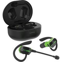 &eacute;couteurs Bluetooth UltraComm Aware noir & vert Quali-T-Solutions