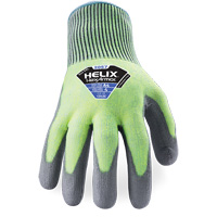 Gants r&eacute;sistant &agrave; la coupe & l'abrasion Helix 2057, Taille 6/T-petit, Calibre 13, Rev&ecirc;tement Polyur&eacute;thane, Enveloppe en PEHP, ASTM ANSI niveau A4/EN 388 niveau C Quali-T-Solutions