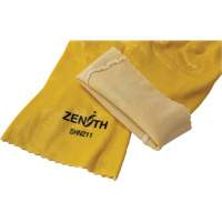 Rough-Finish Chemical-Resistant Gloves, Size 9, 12" L, PVC, Interlock Inner Lining, 47-mil Quali-T-Solutions