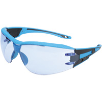 Captain Metal Detectable Rimless Safety Glasses, Light Blue Lens, Anti-Fog/Anti-Scratch, ANSI Z87+/Meets/Exceeds CSA Z94.3 Quali-T-Solutions