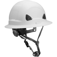 Fibre Metal Climbing Style Helmet with Full Brim, Meets CSA Type 2, Ratchet Suspension, Non-Vented Quali-T-Solutions