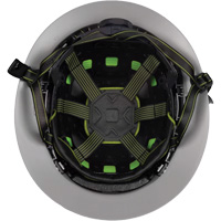 Fibre Metal Climbing Style Helmet with Full Brim, Meets CSA Type 2, Ratchet Suspension, Vented Quali-T-Solutions